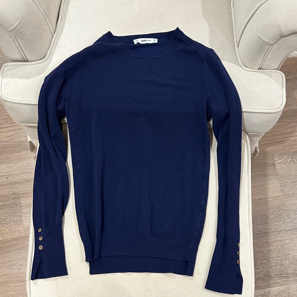 Zara Navy Blue Sweater